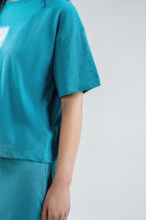 Slub Textured Graphic T-Shirt